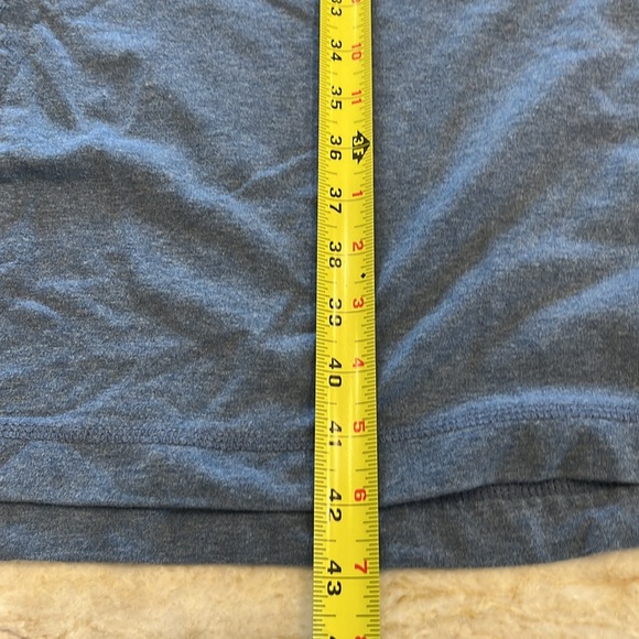 LL Bean Ultrasoft Sweatshirt Zip Robe | Charcoal Blue Heather | Petite Medium - Picture 10 of 10